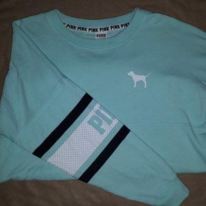 Victoria's Secret PINK Long Sleeve Varsity Tee | S
